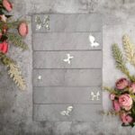 декоративный кирпич Brick antracite butterfly silver 6pz