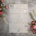 декоративный кирпич Brick blanco butterfly silver 6pz