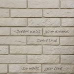 декоративный кирпич brick beige tekst