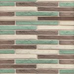 декоративный кирпич ригель бежево-зеленый