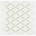 Мозаика керамическая белая 104P-Melany-white-glossy