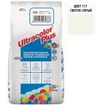 затирка mapei ultracolor plus 111 светло-серый