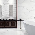 Плитка настенная белая глянцевая