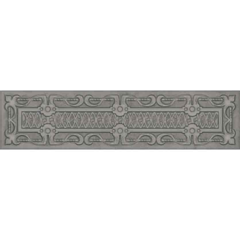 Керамическая плитка кабанчик пэчворк Aparici uptown anthracite toki 7.4x29.75 см