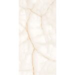 Глянцевый керамогранит для пола и стен с рисунком под бежевый мрамор ice land glossy 60х120см