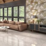 Интерьер с керамогранитом Cratic Snowflakes и Cratic decor snowflakes