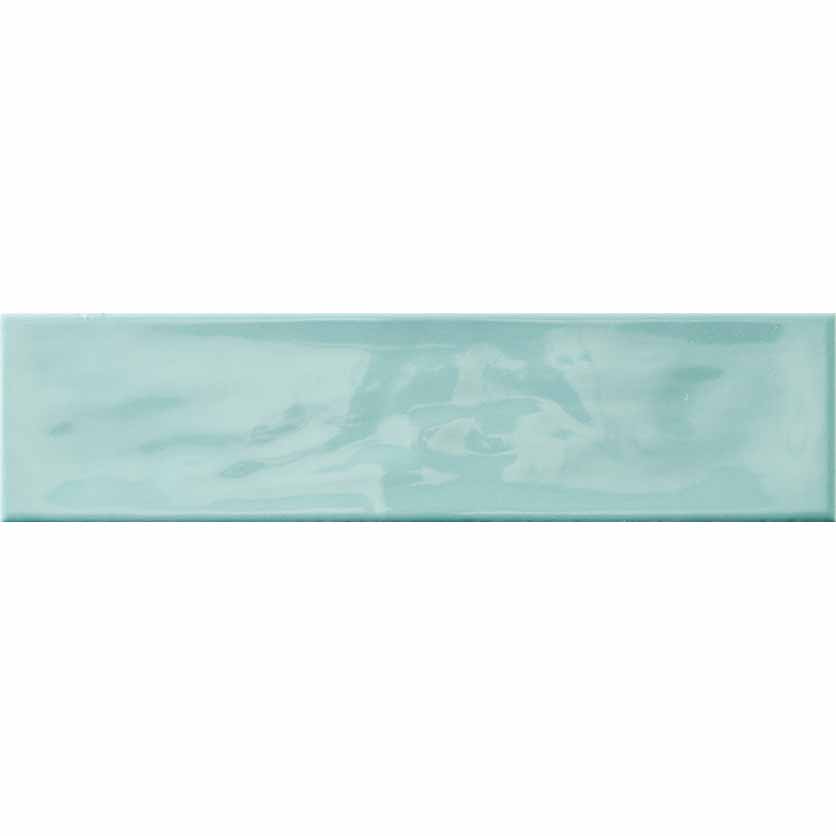 Керамическая плитка настенная глянцевая кабанчик Pamesa mayolica turquesa 7.5x30 см