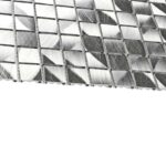 серебристая металлическая мозаика на сетке metall-30x30 см чип 20х20 мм фото 1