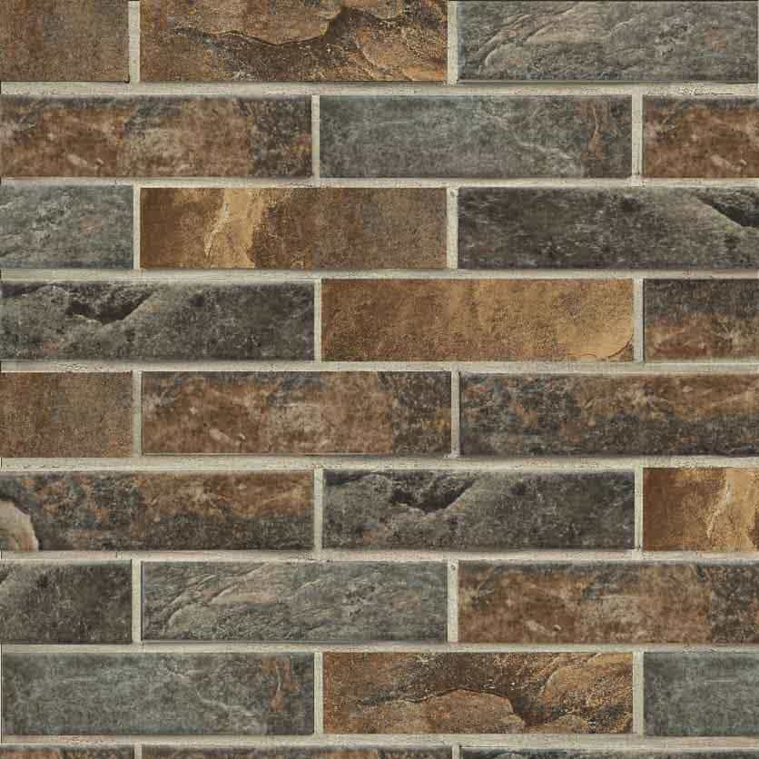 Клинкерная плитка под кирпич колорадо-4 6,5х24,5 см коричневого цвета