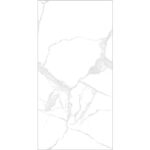 Керамогранит полированный глянцевый белый под мрамор с серыми прожилками и стыкующимся рисунком ilusion-grey-gloss-1200x600 мм