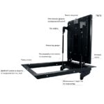 Утепленный напольный люк 600х1000 мм в подвал в открытом виде комплектация