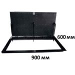 Утепленный напольный люк 600х900 мм в подвал