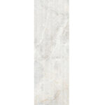 Матовая настенная плитка белая с полосками и рисунком под мрамор caesar pearl rect.30x90 см