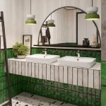 керамическая плитка брайт 7 светло-серый в интерьере