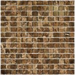 коричневая мозаика из мрамора ferato-20 pol