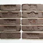 декоративный фасадный кирпич Старый Питер chocolate клеймо