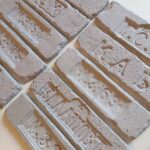 Декоративный кирпич Старый Питер Antracit серого цвета с клемами 18 века фото 2