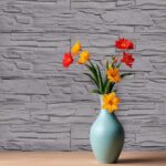 Гипсовый камень Альпы серый фото в интерьере