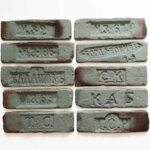 Гипсовый кирпич Старый Питер green клеймо