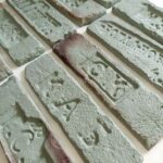 Гипсовый кирпич Старый Питер green клеймо вид 2