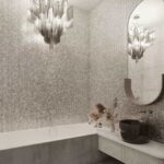 мозаика atlantic platinum фото в интерьере