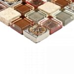 Мозаика стеклянная fantasy 306x306 мм на сетке с чипами 20х20 мм вид2