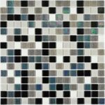 Стеклянная мозаика Boston 32.7x32.7 на сетке с чипами 20х20 мм
