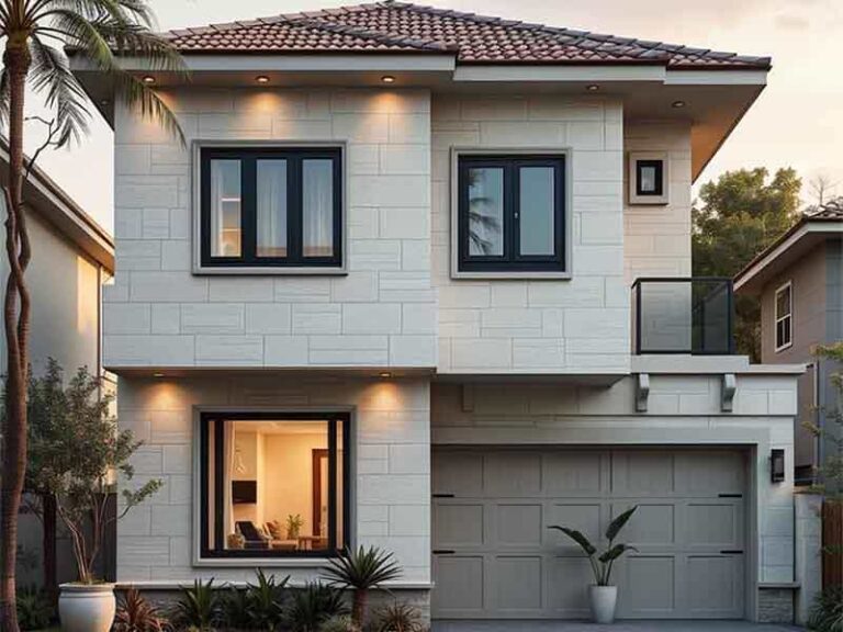 Отделка фасада керамогранитом:  что нужно знать