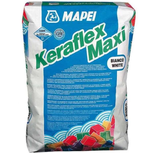 Клей белый для крупноформатного керамогранита keraflex maxi s белый
