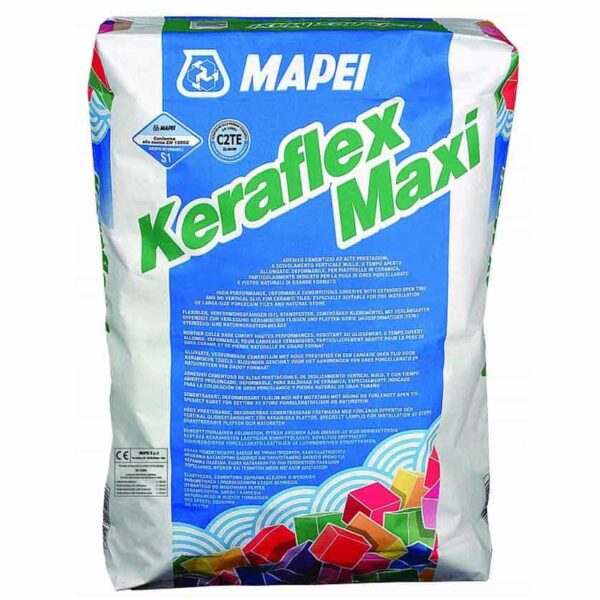 Клей для крупноформатного керамогранита Keraflex maxi -серый