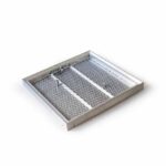 Люк напольный под плитку заполняемый со съемной дверцей 60х60