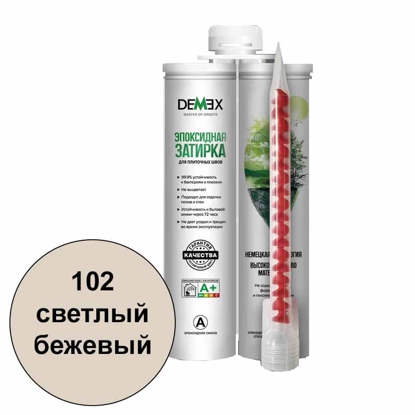 demex затирка 102 цвет светлый бежевый туба 400гр