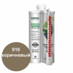 demex затирка цвет коричневый 010 туба 400гр вид1