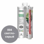 demex затирка цвет светло-серый 004 туба 400гр вид