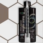 Эпоксидная затирка Demex матовая гредж 310 с плиткой