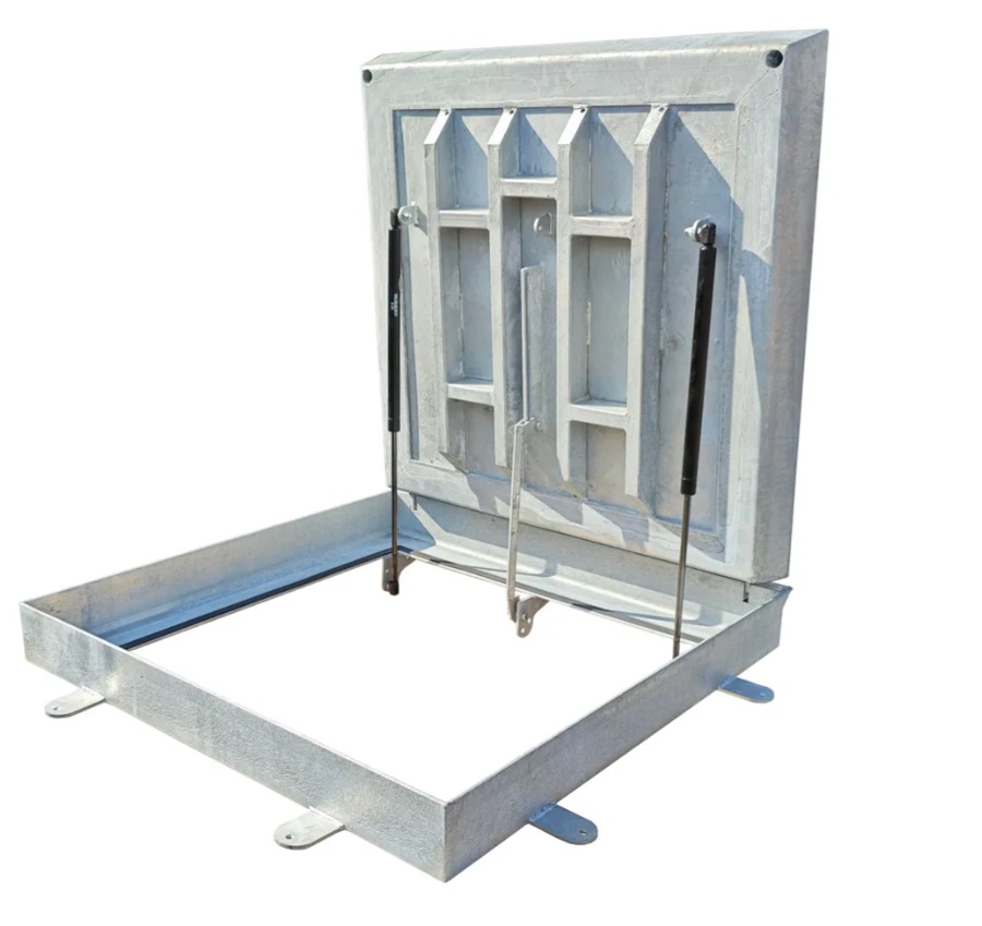 Напольный люк под брусчатку