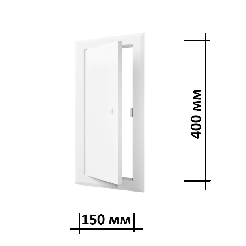 Люк ревизионный 15х40 см ЛТ1540МП белого цвета с размерами
