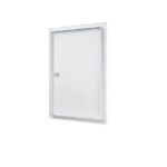 Люк ревизионный 30х50 см стальной ЛТ3050МЗ с замком и ключом вид сзади