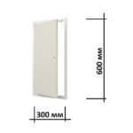 Люк ревизионный 30х60 см пластиковый Л3060Р ivory бежевый с размерами