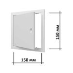 Люк ревизионный пластиковый 150х150 Л1515Р белый