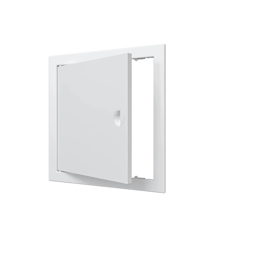 Люк ревизионный пластиковый белый 250 х250 мм Л2525Р в открытом виде