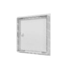 Люк ревизионный пластиковый белый 250 х250 мм Л2525Р вид сзади