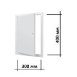 Люк ревизионный пластиковый белый 400 х300 мм Л3040Р с размерами