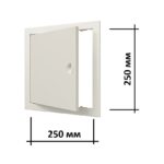Люк ревизионный пластиковый бежевый 250 х250 мм Л2525Р ivory с размерами