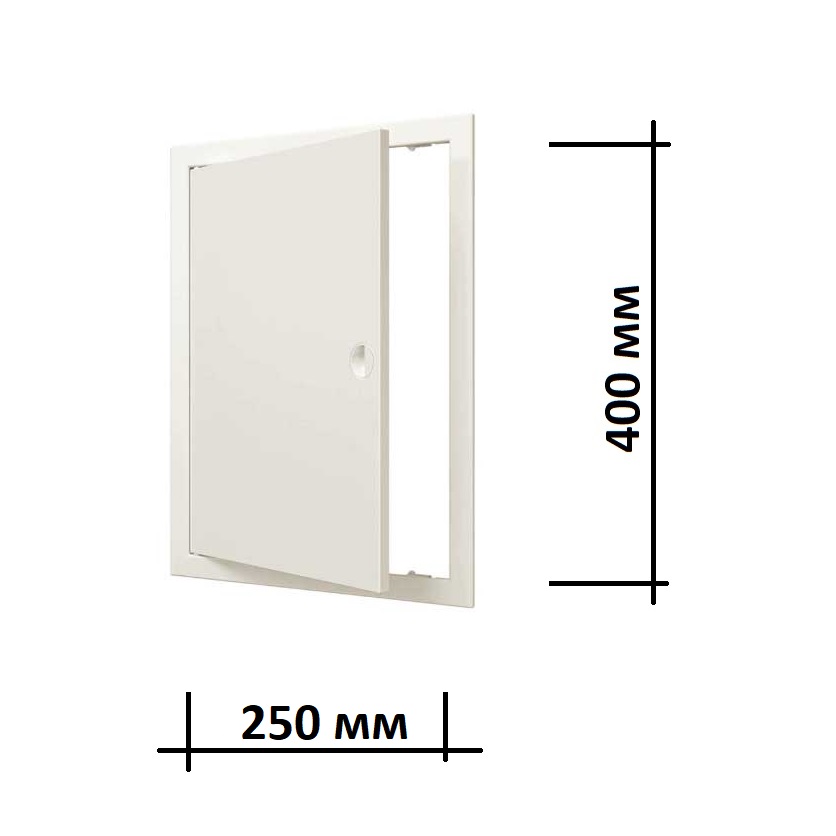 Люк ревизионный пластиковый бежевый 250х400 мм Л2540Р ivory с размерами