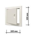 Люк ревизионный пластиковый Л1010Р ivory 10х10 см