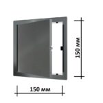 Люк ревизионный пластиковый L1515N gray 15х15 см