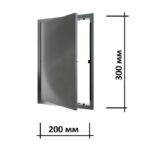 Люк ревизионный пластиковый L2030N gray 20х30 см