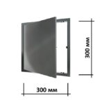 Люк ревизионный пластиковый L3030N gray 30х30 см