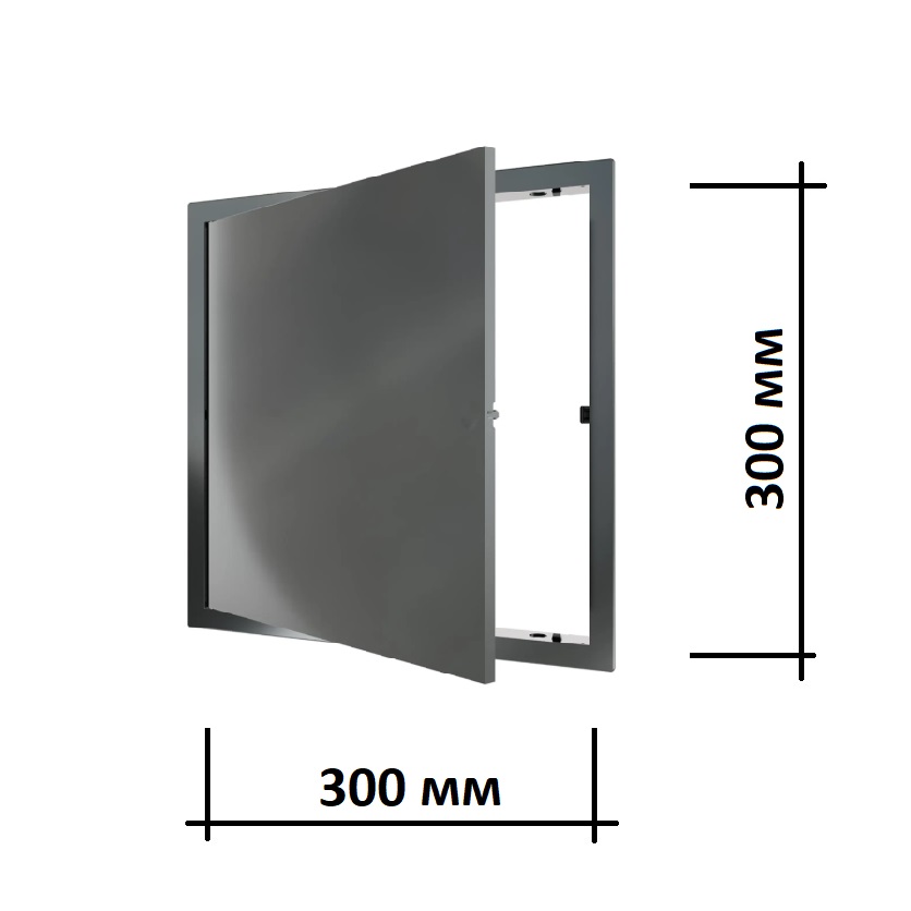 Люк ревизионный пластиковый L3030N gray 30х30 см